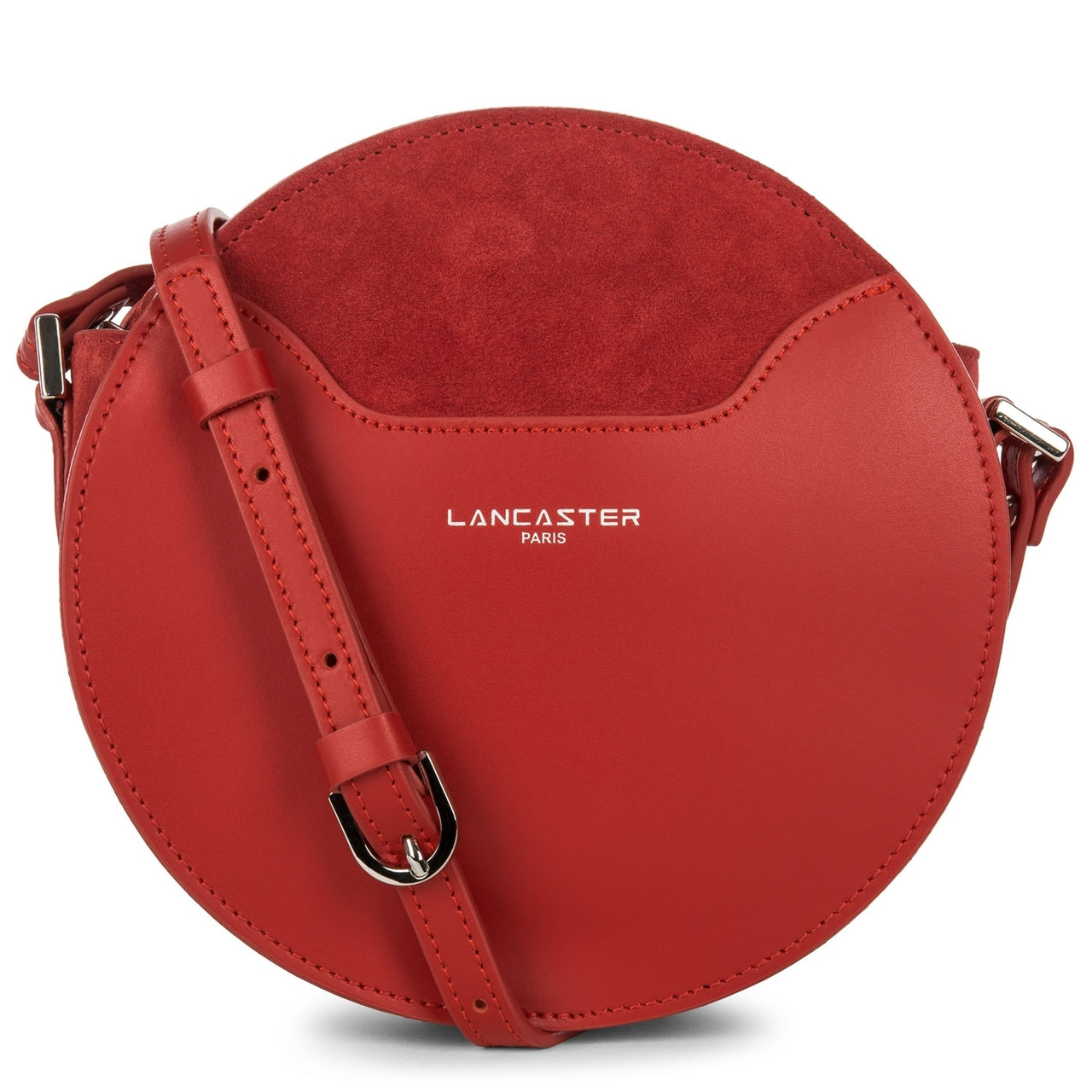 Vendome Lune Red Circle Crossbody Option Three Sixty