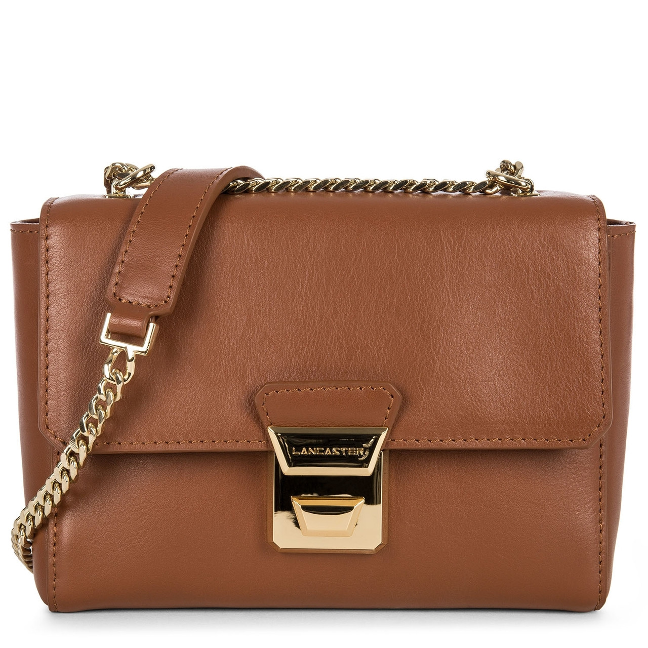 Parisienne Gena Mini Cognac Crossbody Option Three Sixty