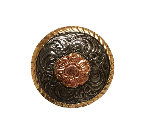 Mixed Metal Wild Rag Scarf Slide 