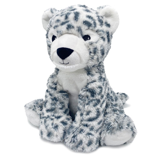 13" Cozy Plush Aromatherapy Snow Leopard