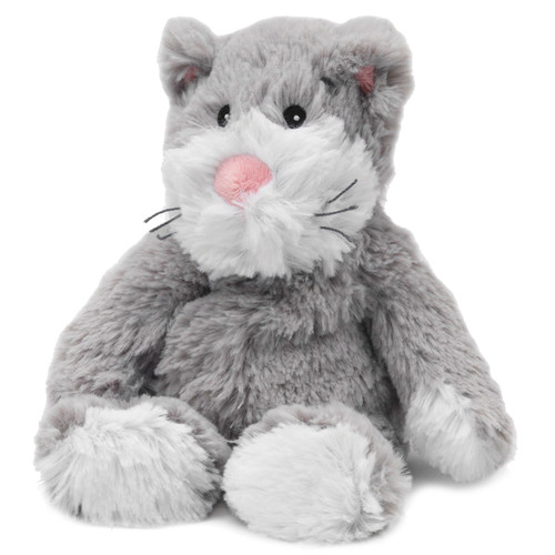 9" Cozy Plush Junior Grey Aromatherapy Cat