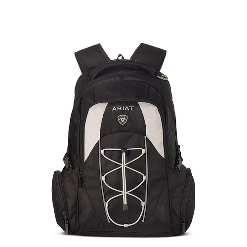 Large Heavyweight Black Canvas Sport Backpack