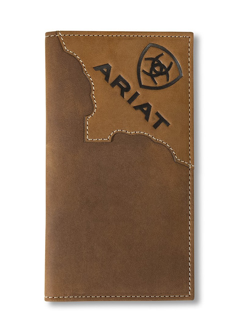 Men's Two-toned Brown Leather Signature Rodeo Wallet 