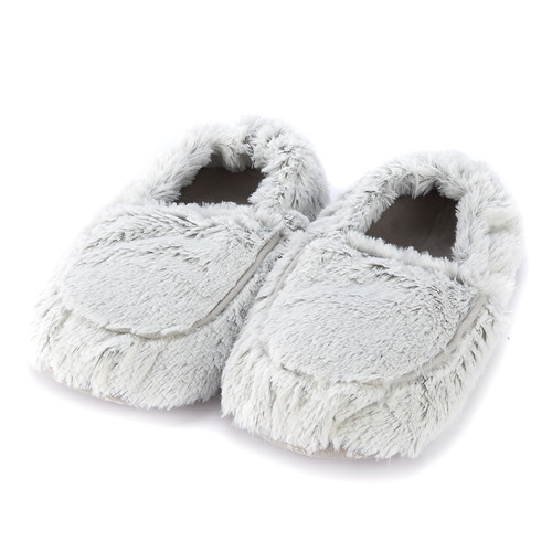 Women's Gray Marshmallow Slippers with Aromatherapy