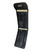 Tuscany Black Leather Vertical Wallet Crossbody