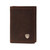 Men's Dark Brown Rowdy Leather Trifold Wallet