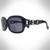 Women's Flor Black Sunreaders with Swarovski Crystals