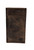 Men's Dark Brown Distressed Rodeo Wallet w/USA Flag