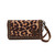 Leopard Zipper Wallet Clutch