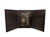 Men's Smooth Black Leather Trifold Signature Wallet 