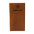 Men's Brown Leather Rodeo Wallet with Debossed Logo