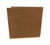 Men's Brown Leather Bifold Wallet with USA Flag Patch