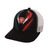 Men's Black Ball Cap with Wing Cut-out Design