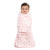 Watercolor Rose Toss Blush Cotton Sleepsack Swaddle 0-3 months