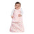 Watercolor Rose Toss Blush Cotton Sleepsack Swaddle 0-3 months