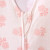 Watercolor Rose Toss Blush Cotton Sleepsack Swaddle 0-3 months