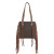 Genuine Leather Coffee Casuutha Fringe Concealed Carry Shoulder Bag
