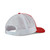 Men's Red R112FP Ball Cap with Distressed USA Flag