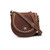 Teagan Small Brown Distressed Leather Crossbody Bag
