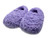 Women's Curly Purple Spa Therapy Slippers with Aromatherapy