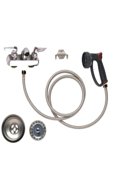 PetLift Tub Plumbing Complete Set-up 4? Center Zoomable Image
