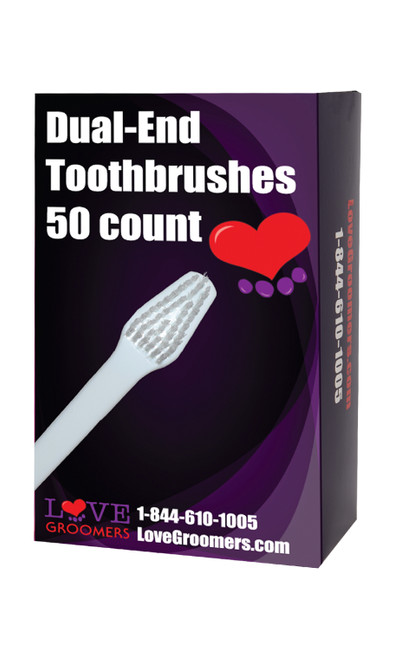 Love Groomers Dual-End Toothbrushes Zoomable Image