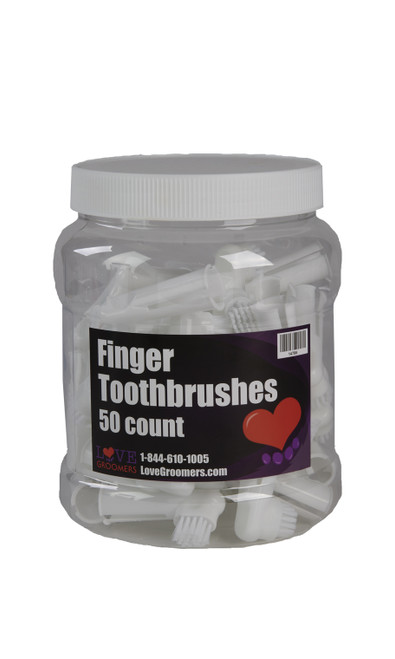 Love Groomers Finger Toothbrushes Zoomable Image