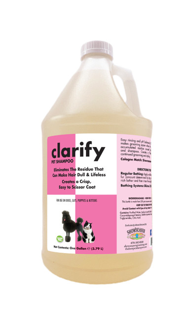 ShowSeason Clarify Pet Shampoo - Gallon Zoom