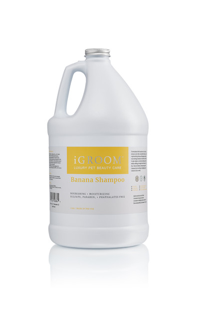 iGroom Banana Shampoo Gallon Zoomable Image