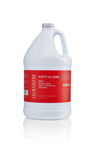 iGroom FIFTY to One (50:1) Gentle Clean High Concentrate Shampoo - Gallon Zoomable Image