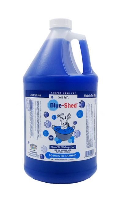 Showseason Blue-Shed Brightening De-Shed Shampoo by South Bark Zoomable Image