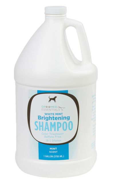 Groomer Essentials White Mint Brightening Shampoo Zoomable Image