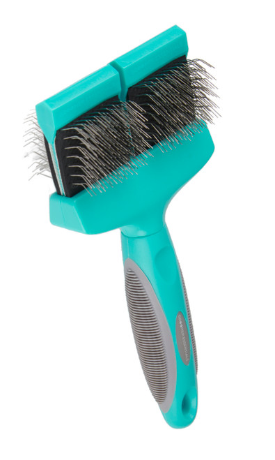 Groomer Essentials Flexible Slicker Brush - Soft Zoomable Image