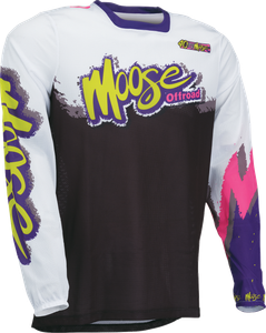 MOOSE OFFROAD Sahara LE Jersey - White/Black/Purple - XL 2910-8790