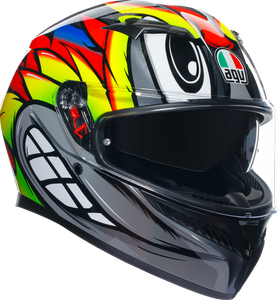 AGV K3 Helmet - Birdy 2.0 - Gray/Yellow/Red - XL 2118381004012XL