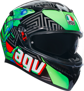 AGV K3 Helmet - Kamaleon - Black/Red/Green - 2XL 21183810040132X