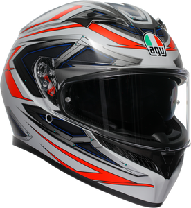 AGV K3 Helmet - Space - Matte White/Red Fluo - 2XL 2118381004-020-XXL
