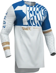 THOR Sportmode Mind Control Jersey - Light Gray/Blue - 2XL 2910-8771