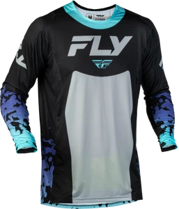 Youth Lite Flake Jersey Black/Grey/Multi Yxl