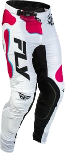 Youth Lite Vibe Pants White/Pink/Blue Sz 26