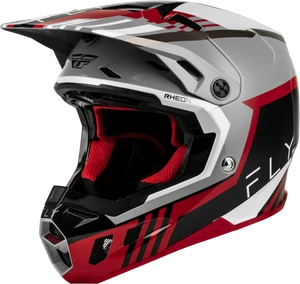 Youth Formula Cc Strike Helmet Grey/Red/Black/White Yl