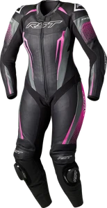 Womens Tractech Evo D3o Suit Black/Pink Leather 3xl