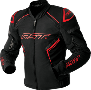 S1 D3o Textile Jacket Black/Grey/Red 3x