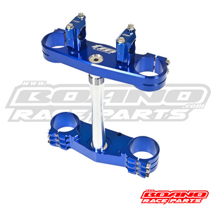 Boano Billet Triple Clamps 21.5mm Offset | 125cc-> 48mm KYB Boano Billet Triple Clamps 21.5mm Offset | 125cc-> 48mm KYB