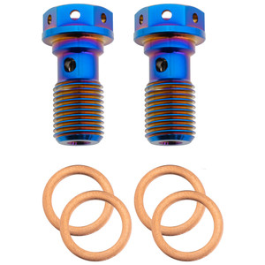 Tusk Titanium Banjo Bolt M10x1.0 - Set of 2 (Brembo) Tusk Titanium Banjo Bolt M10x1.0 - Set of 2 (Brembo)