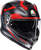 AGV K7 Helmet - Glimpse - Matte Black/Red - 2XL 2118399004-015-XXL