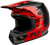 Kinetic Dbk Helmet Black/Red/Grey Xs