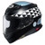 SHOEI RF-1400 Shakin' Speed Motorcycle Helmet TC-2 Black/White/Lt Blue