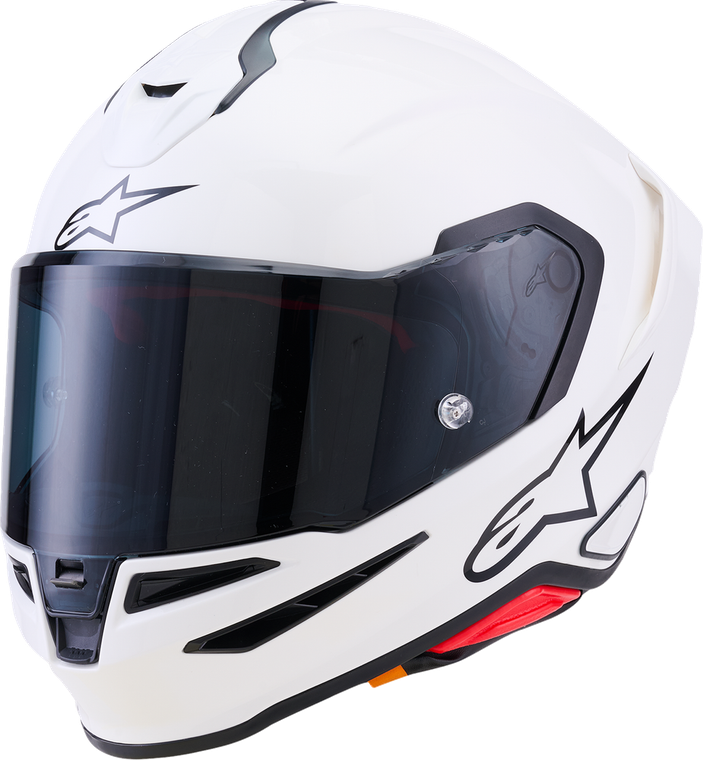ALPINESTARS Supertech R7 Helmet - 22.06 - Solid - Gloss White - Large 8202126-2180-L