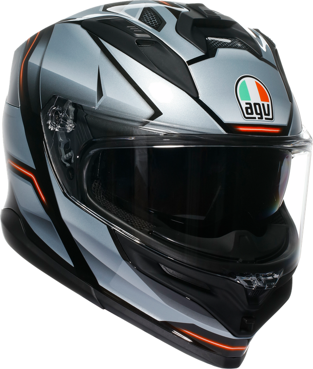 AGV K7 Helmet - Jaeger - Black/Silver - 2XL 2118399004-005-XXL
